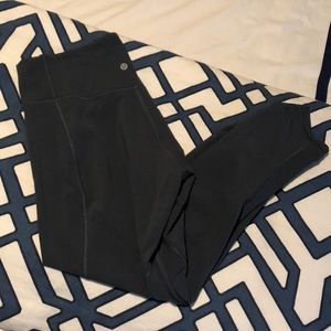 Forest Green Lululemon 7/8 Leggings